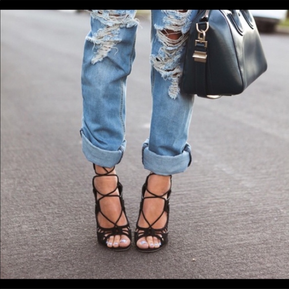 Giuseppe Zanotti Lace Up Heels 39 - Picture 2 of 8